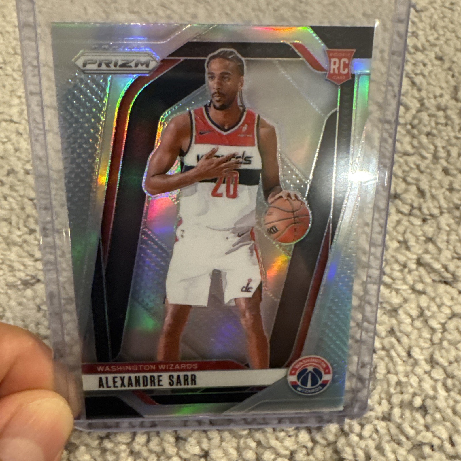 2024-25 Panini Prizm - Alexandre Sarr #264 Silver Prizm (RC)