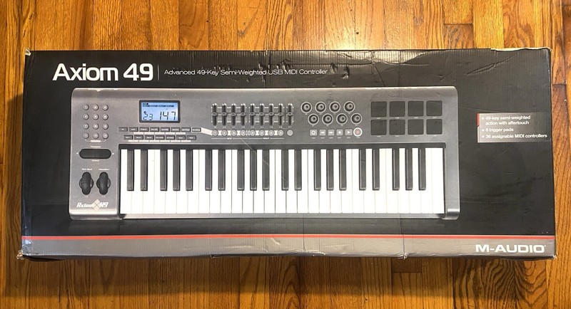 M-Audio Axiom 49 Key USB MIDI Keyboard Controller - Black