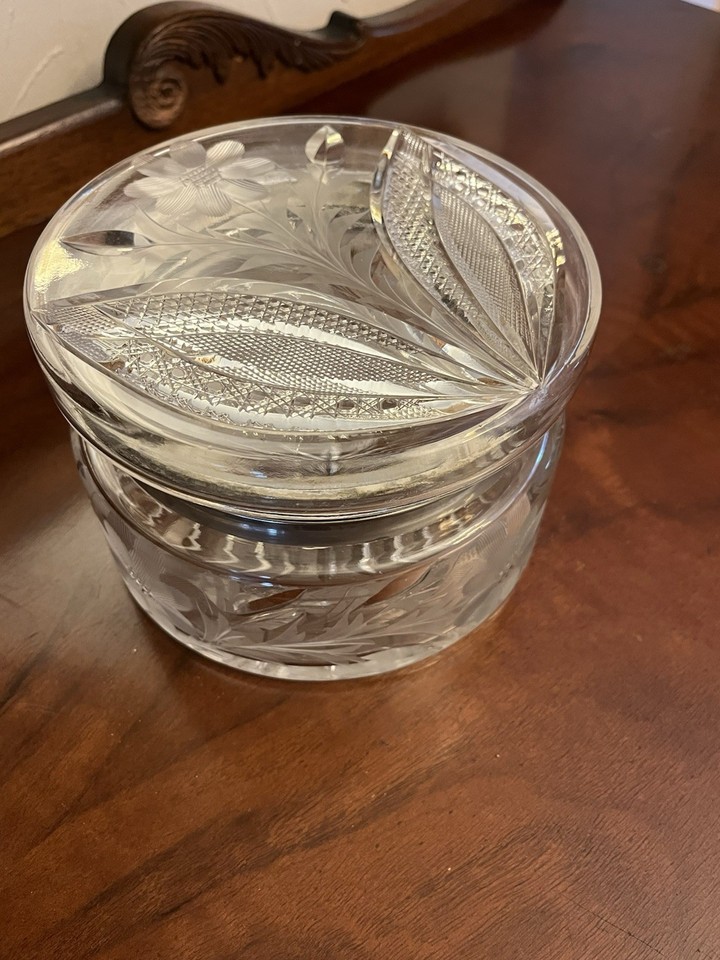 Pairpoint Oversized ABP Brilliant cut Dresser Box | eBay