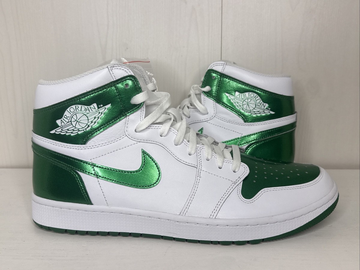 Nike Air Jordan 1 High G Masters White Green PGA Golf Tiger  display picture 2
