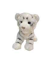 Douglas Cuddle Toy Siberian White Tiger Cub 12" Soft Stuffed Plush With Tag