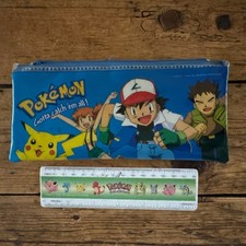 Vintage 1998 Pokémon Pouch Pencil Case and 6...