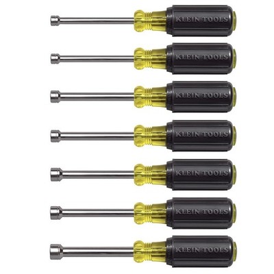 Klein Tools 65160 Tool Set, Made in USA, Metric Nut Driver Set Sizes 5, 5.5,...