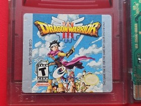 Dragon Warrior III 3 Nintendo Game Boy Color Authentic Saves RPG NES Classic!