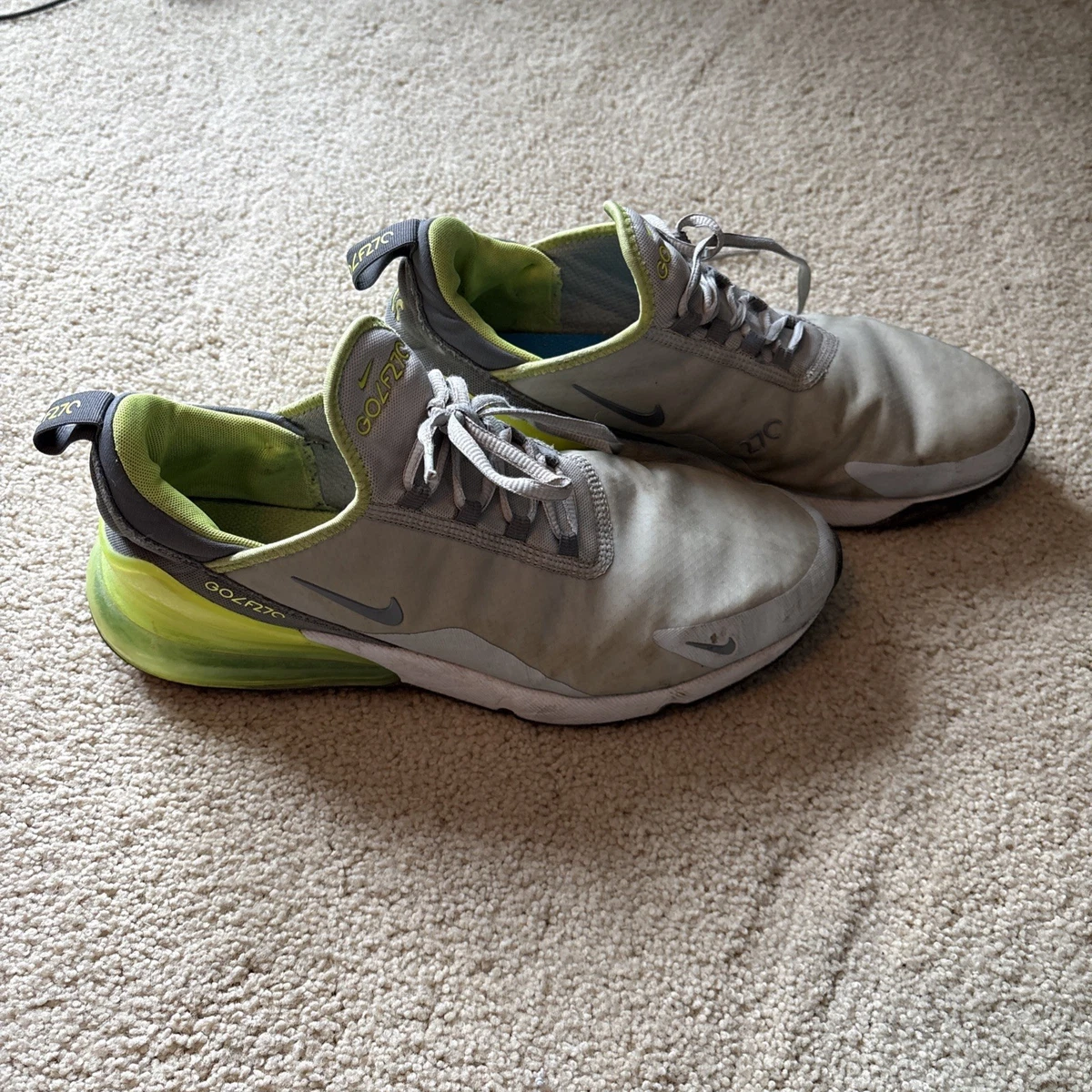 Nike Air Max 270 Golf Smoke Grey Lime for Sale | Authenticity