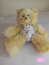 Fisher Price Berry Kris Teddy Bear Purple Pink Berries Plush 9" Toy 1998