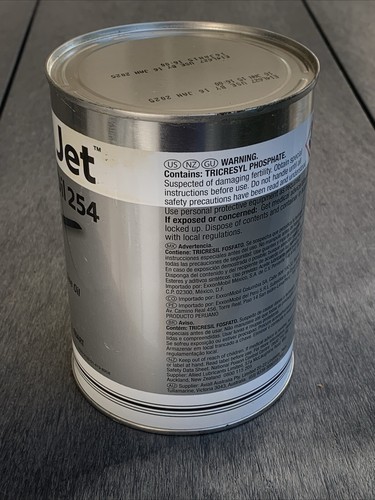 MOBIL Synthetic Jet Oil 254 Full Unopened Quart Can - Jan 2025 Expiration - Picture 5 of 7
