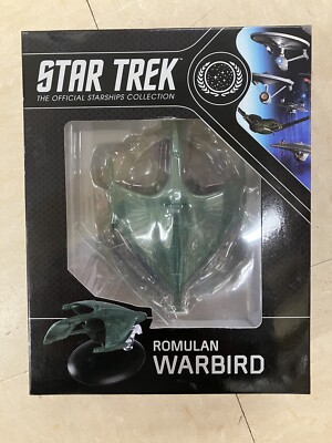 Star Trek  Romulan Warbird  Die-Cast Metal Ship-Black Boxed- Eaglemoss