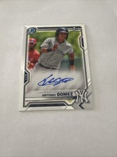 2021 Bowman Chrome Antonio Gomez 1st Prospect Auto Autograph Base Variation