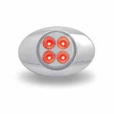 Marker M3 Style Clear Red LED (4 Diodes)