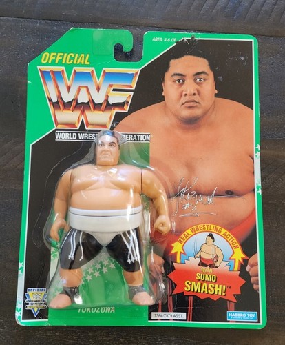 WWF  HASBRO WRESTLING SUPERSTARS YOKOZUNA SERIES 1...