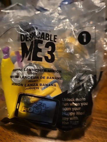 DESPICABLE ME 3 - Banana Launcher Minion #1 - McDonald's Happy Meal (2017) - Picture 2 of 9