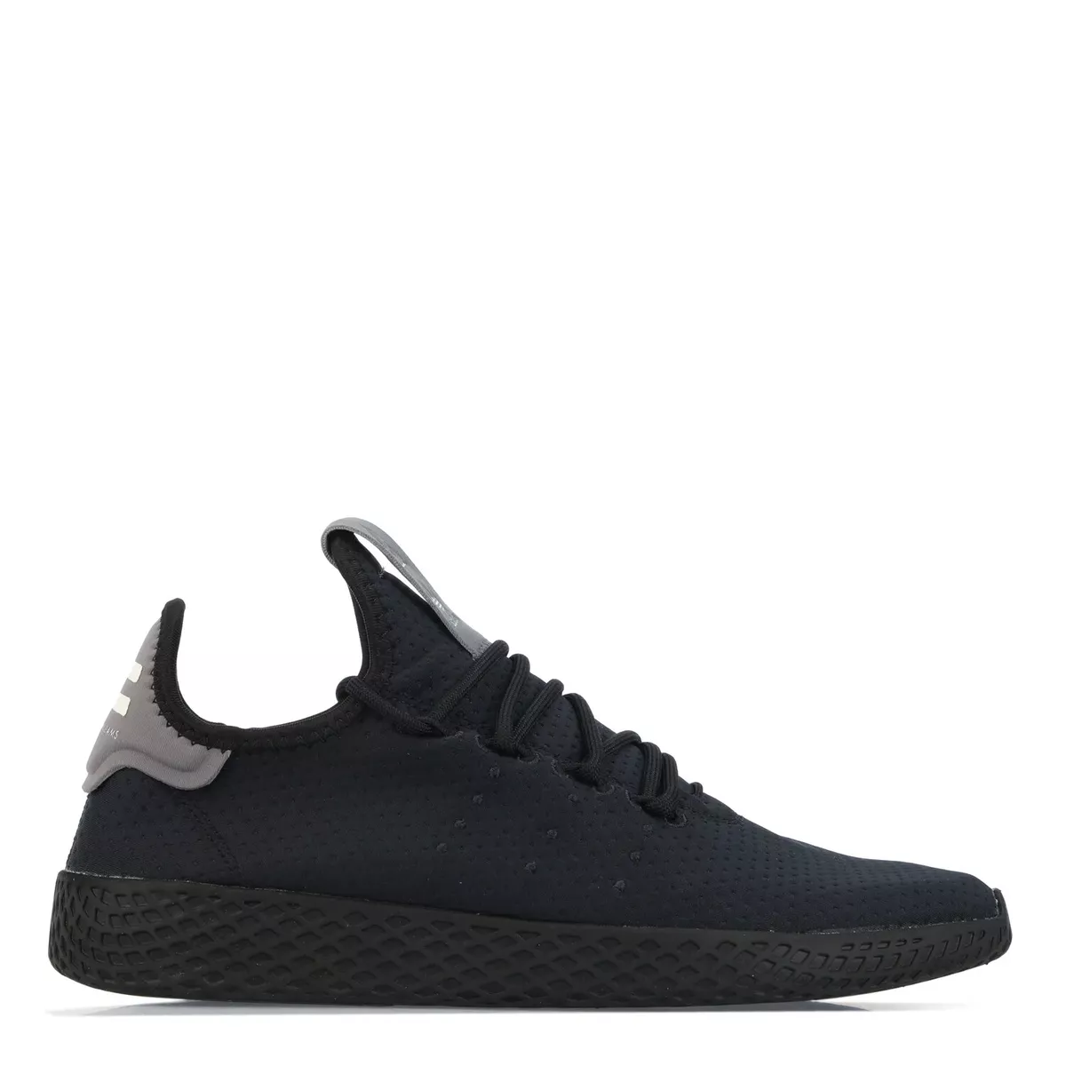 adidas Mens Pharrell Williams Tennis Hu Shoes in Black and White