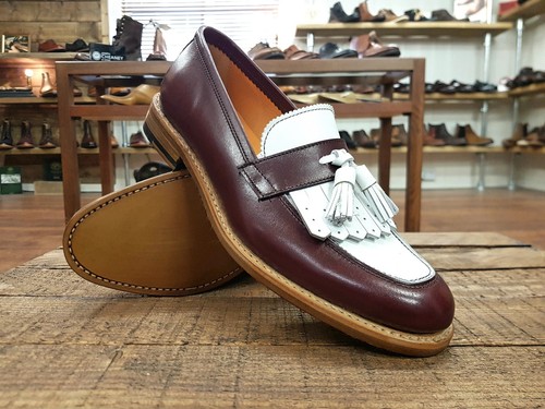 BERWICK // 166 Boxtorf Burdeos // Mocasines Hechos a Mano Oxblood para Mujer // Costaron | eBay