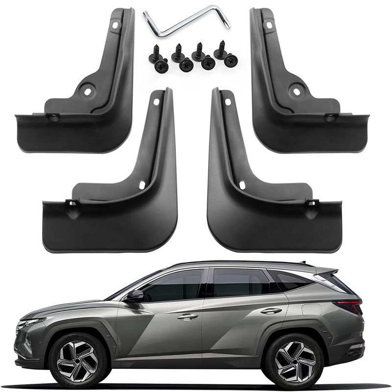 1X(Front Rear Mudguards Mud Flaps Splash Guards No Drilling Necessary