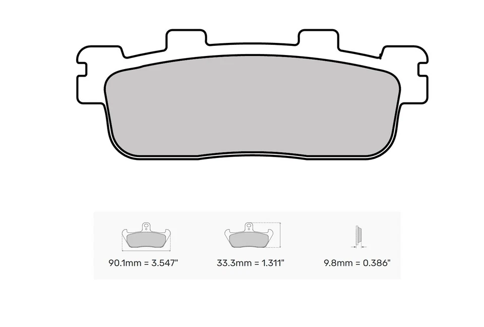 Pastiglie Freno Posteriore KYMCO PEOPLE S 125I ABS 4T 2018- 20 FERODO FDB2248EF - Imagen 2 de 2
