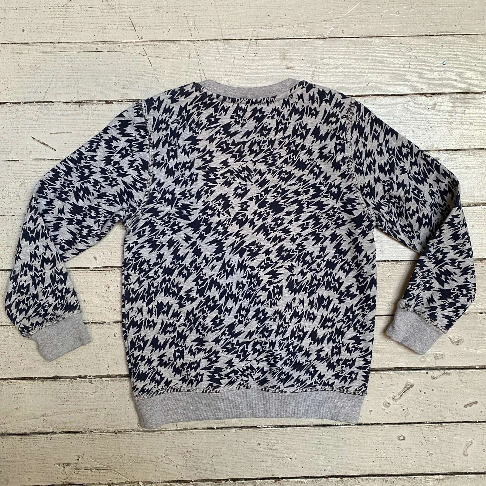 Maglione Felpa Kenzo Kids Tiger Nero Grigio Ragazzo Us intime Ottimeioni Condiz Tag 12 c 8nni