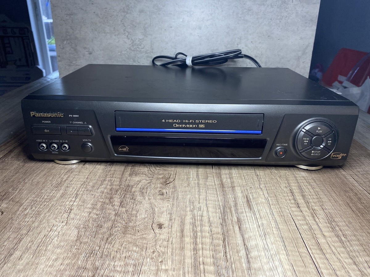 Panasonic PV-8661 Blue Line VCR 4-Head HiFi VHS Player/Recorder