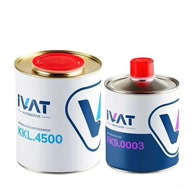 IVAT Vernice Trasparente Bicomponente 2K Antigraffio LT 1,5 Cat. Slow Carrozzeria