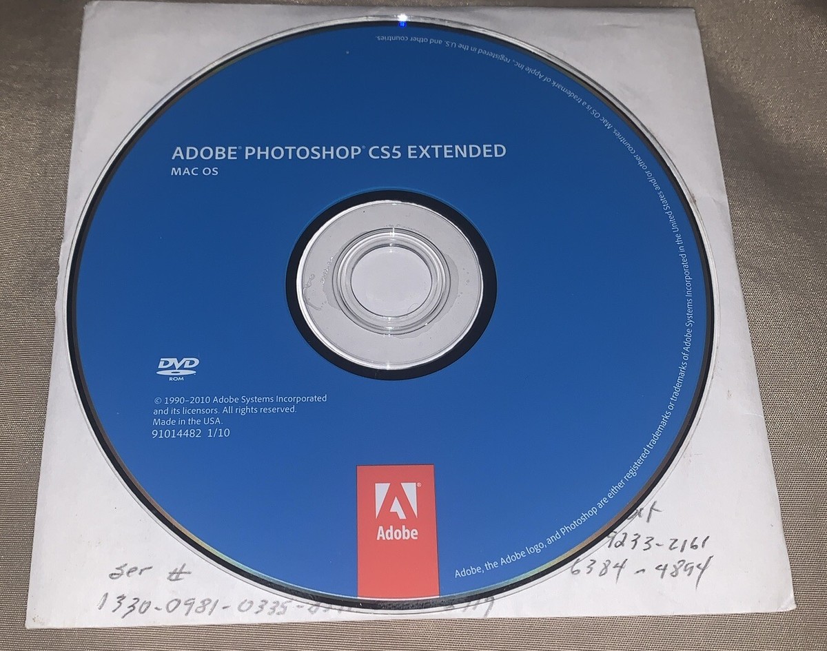 Adobe Photoshop CS5 Extended For MAC Full Retail DVD Version Adobe Photoshop CS5 Extended For MAC Full Retail DVD Version