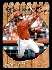 2019 Panini Leather & Lumber Knothole Gang Eugenio Suarez Cincinnati Reds
