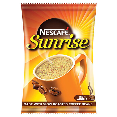 2 x Nescafe Sunrise Rich Aroma Instant Coffee Chicory Mix 50 grams Coffee Pouch