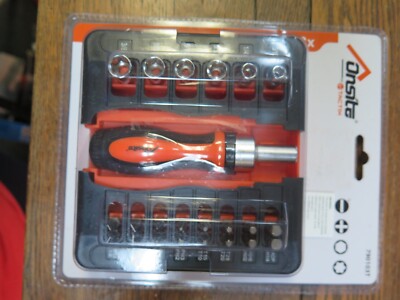 Onsite by Tactix 790103t SCREWDRIVER BIT SET