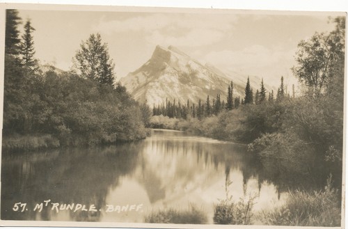 PC11856 Mt Rundle. Banff. Byron Harmon. No 57 | eBay