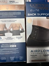 Copper Fit Elite Air Back Support Brace with Airflow Technology, Adjustable