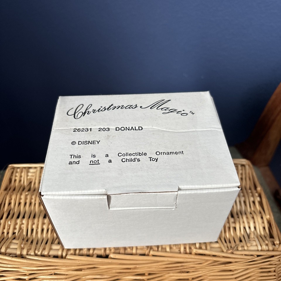 Christmas Magic Disney Grolier Tree Ornament Collection Donald Duck