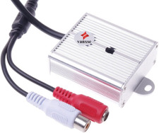 High-Sensitive Microphone for CCTV Security Camera - Waterproof Metal Case
