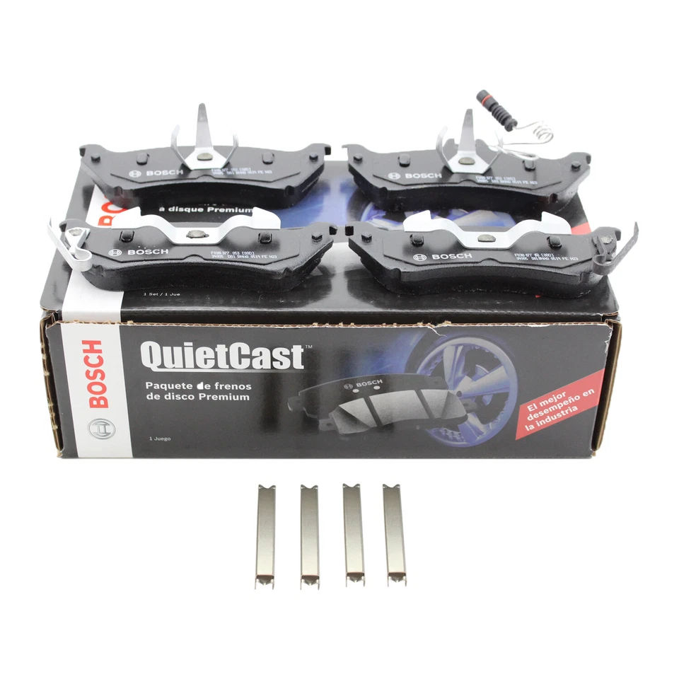 Juego de pastillas de freno traseras semi-métricas Bosch QuietCast para Mercedes-Benz W163 ML320 ML350 Foto 4 de 4