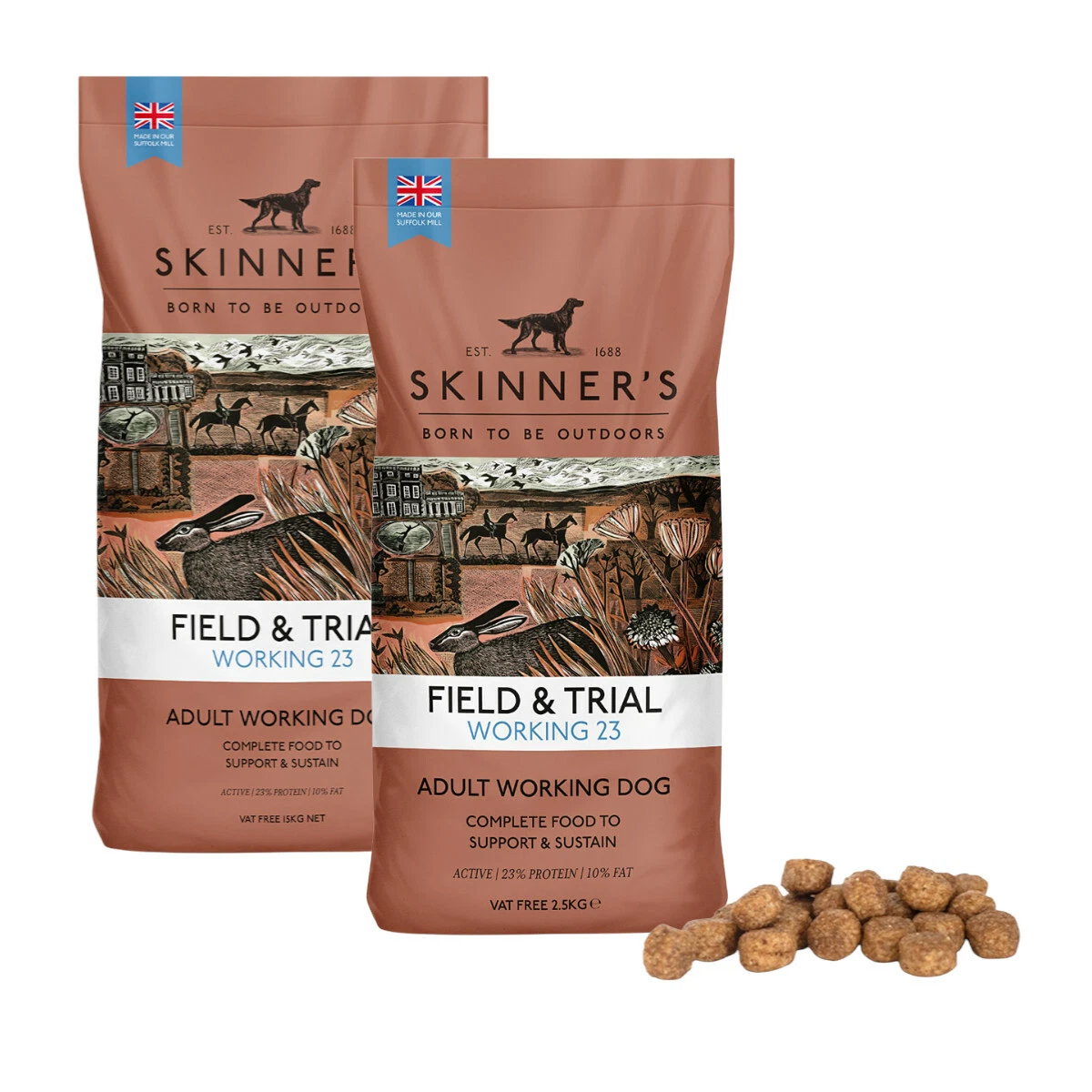 Skinners Field & Trial Working 23 Complete Nutritious Adult Working Dog Dry Food