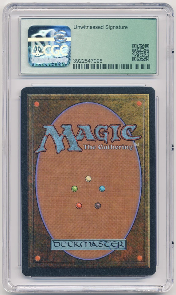 Graded Signed Glyph of Doom CGC 8.5 Q++ Legends Artist Susan Van Camp MTG Magic! - Image 2 of 2