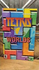 TETRIS WORLDS PlayStation 2 PS2 Original THQ Game 2001 Instruction Booklet