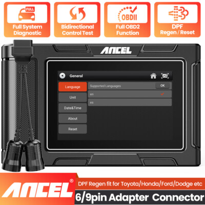 Pickup Diesel Truck OBD2 Scanner Bidirectional Full System Diagnostic Scan Tool