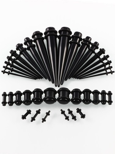 36Pcs Ear Gauge Taper Stretching Kit Ear Tunnel Plug 14G-00G Expander Piercing - Picture 12 of 31