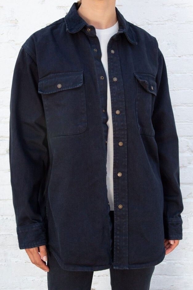 Brandy Melville Nancy Jacket, Navy Gem