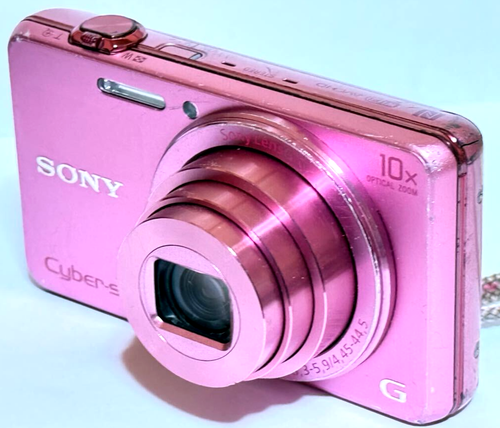 SONY Cyber-shot DSC-WX220 Pink Japanese only Used - Picture 2 of 8