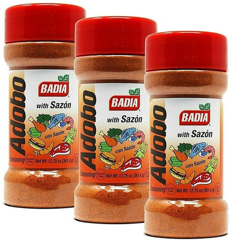 Badia Adobo with Sazon, All Purpose Seasoning 12.75 oz (3 Pack) 33844003791  | eBay