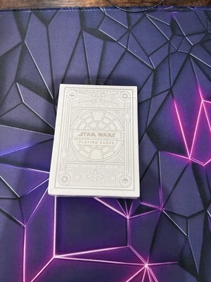 Theory11 Star Wars Light Side Silver Edition White Playing Cards NEW Sealed
