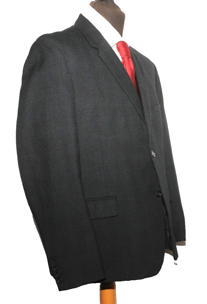 VINTAGE BURTON TAILORED SINGLE BREASTED SUIT 40'' SHORT W 34'' 1960'S image 5