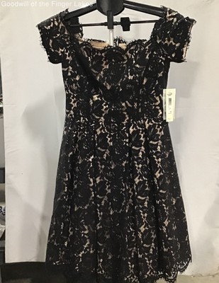 Eliza J Black/Tan Casual Dress Size 10 W/ Tag