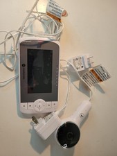 Motorola VM64 Connect White Portable 4.3 In Video Baby Monitor