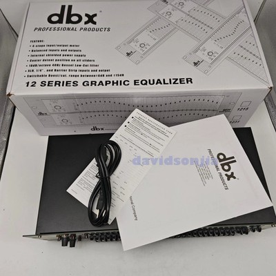 New DBX 1231 Dual-Channel 31-Band Graphic Equalizer CG01JP9