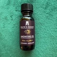 Kate's Magik Anointing Oil Healing - Lavender Bergamot .5oz New Kates Magic