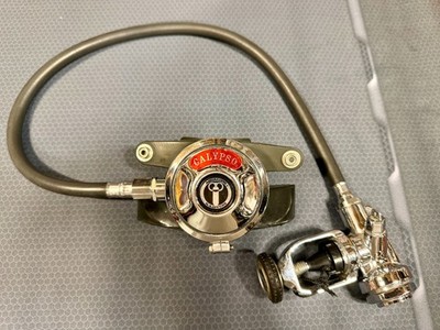 VINTAGE 1970's U.S. Divers Aqua Lung Calypso Scuba Regulator - 1st & 2nd Stage