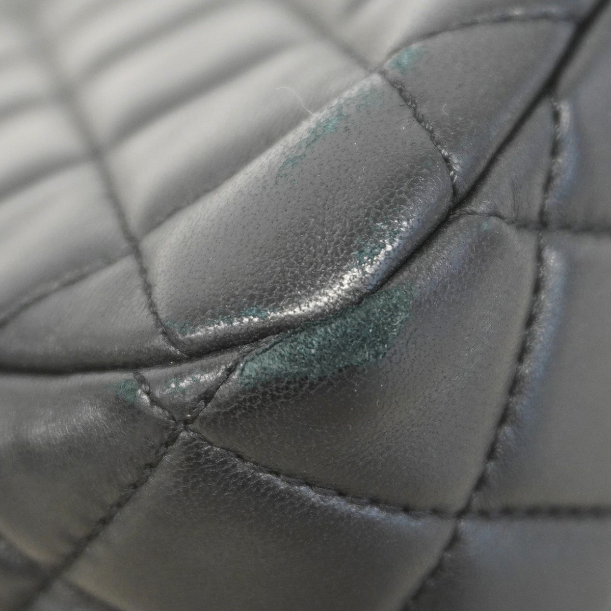 Auth [6ba1559] CHANEL Shoulder Bag Matrasse ChainShoulder Lambskin Black Gol... thumbnail 6