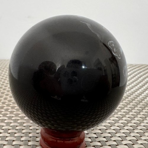 274G Bola de ágata fluorescente natural cuarzo cristal esfera pulida - Imagen 15 de 17