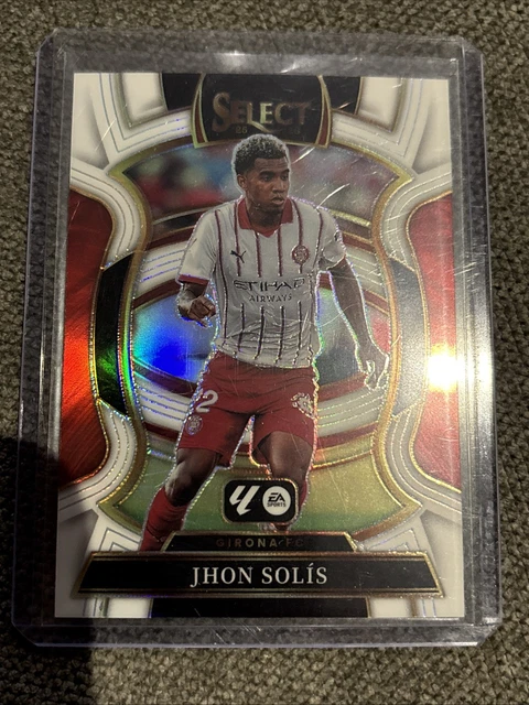 Panini Select La Liga 2026 Jhon Solis /20 White Prizm Girona